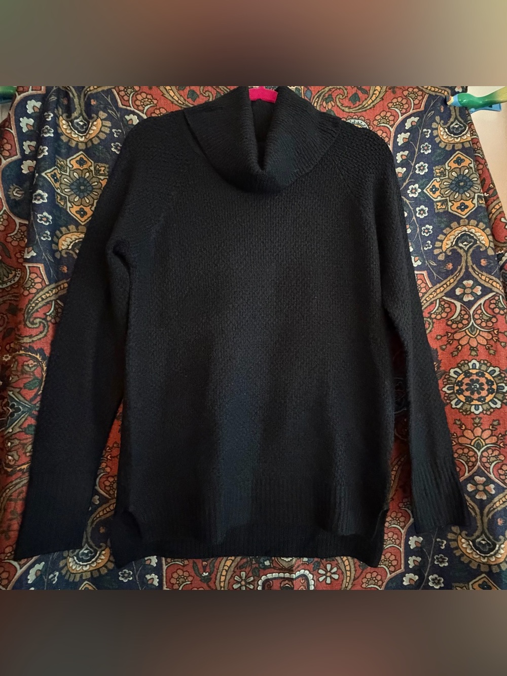 Magnolia Black Cowlneck Sweater